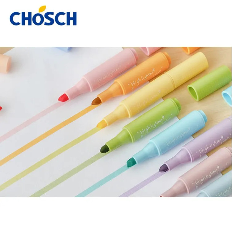 هایلایتر پاستلی 8رنگ CHOSCH مدل 782