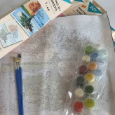 نقاشی آبرنگی رولی DIY