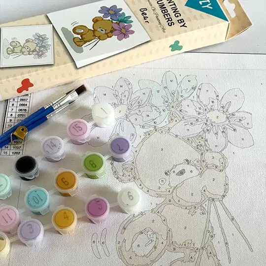 نقاشی آبرنگی رولی DIY